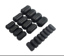 20Pcs Clip-on Ferrite Ring Core Ferrite Bead RFI EMI Noise Suppressor Cable Clip