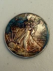U.S. Mint American Eagle 2013 1 oz .999 Fine Silver Rainbow Toning!