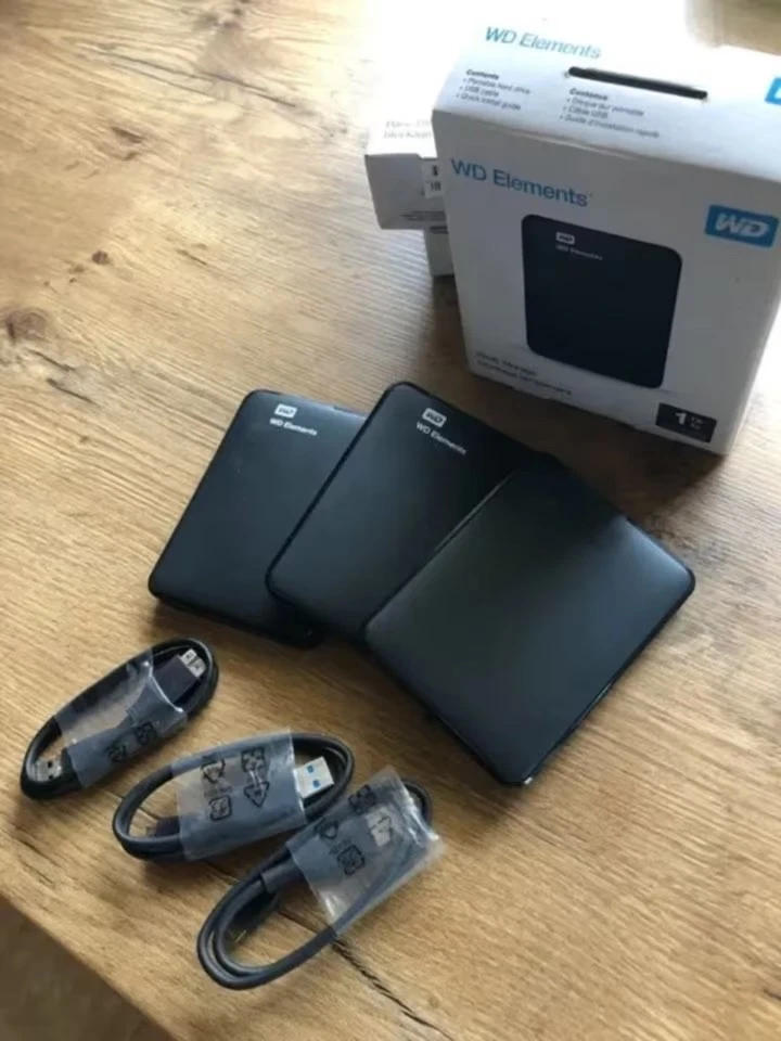 3 WD Elements 1 TB Festplatte für MAC Book - formatiert