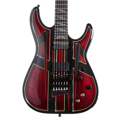 Schecter C-1 FR-S Przym Vespid Electric Guitar - Metallic Red - Open Box