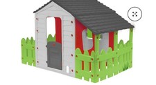 Children Farm House Kids Childrens Wooden Playhouse Outdoor Garden