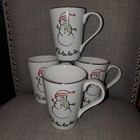 Christmas Mugs, St Nicholas Square, Tis the Season, Set of 4, 12 Oz, nwot — photo 1