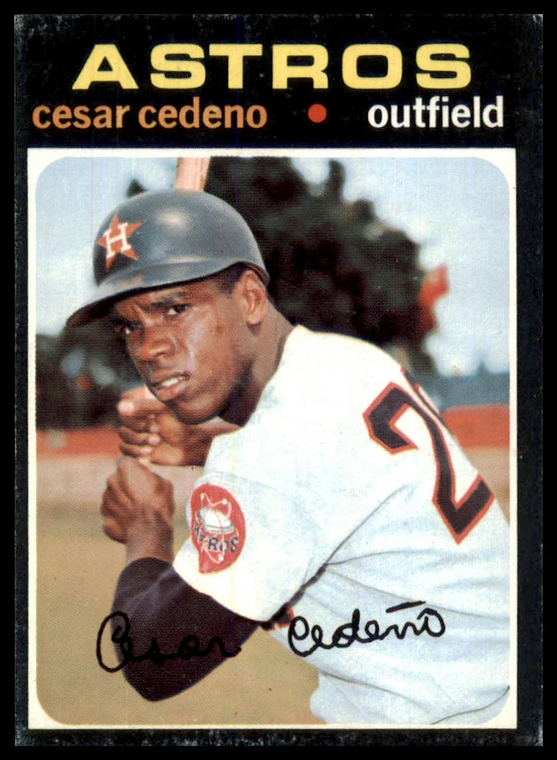 Cesar Cedeno trading card
