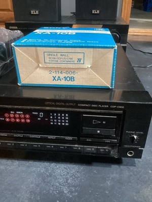 Sony CDP-C900 10-Disc CD Changer Player Tested Works Vintage Audio