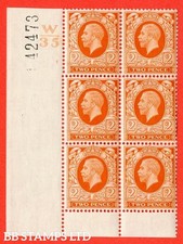 SG. N54 2d. Orange. A fine mounted mint  " Control W35 cylinder 5 (i) no  B27916