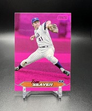 2024 Topps Stadium Club TOM SEAVER Pink Foil Parallel #156 New York Mets