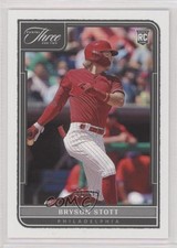 2022 Panini Three and Two Rookies 46/99 Bryson Stott #120 qf8