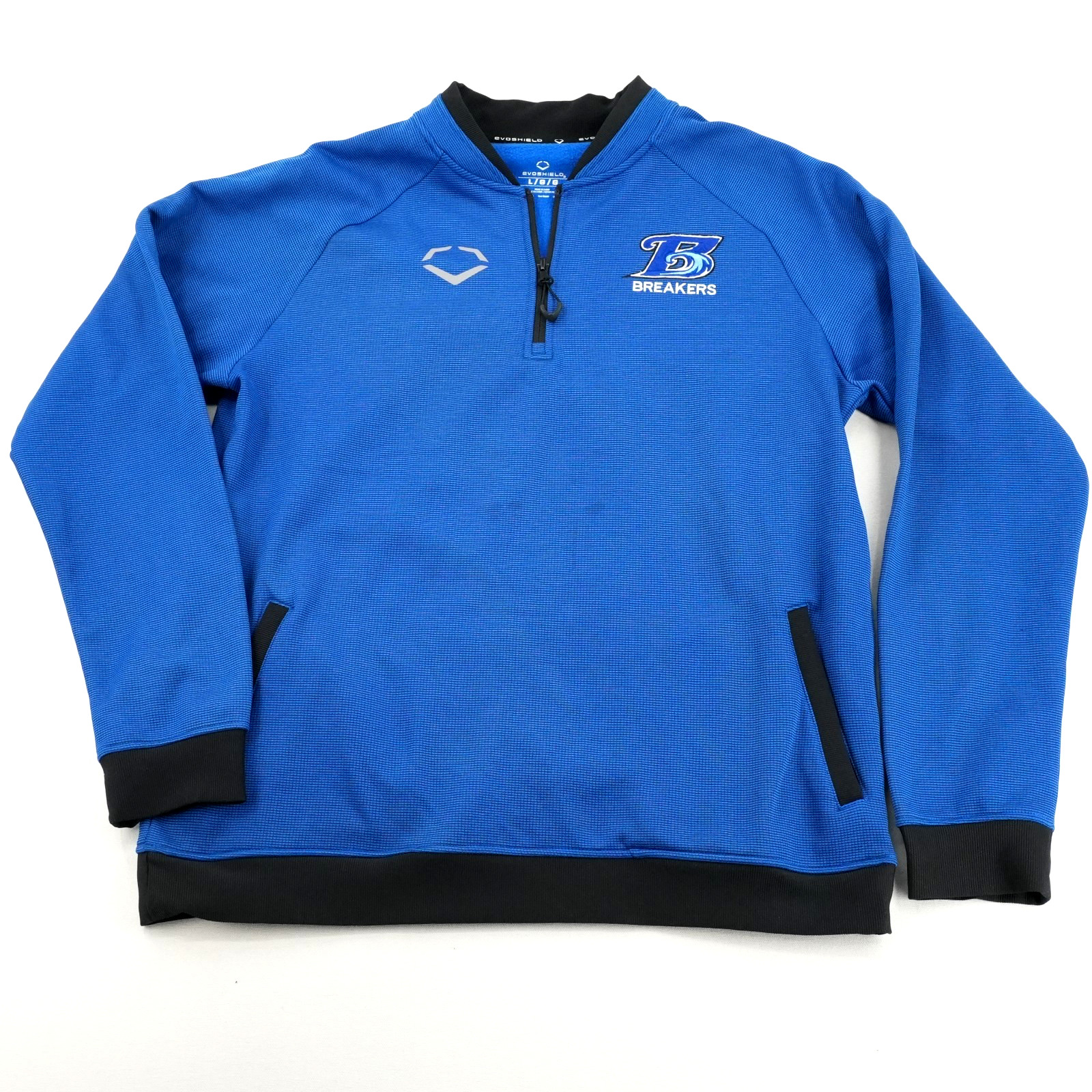Evoshield Breakers Blue 1/4 Zip Pullover Cage Jac… - image 1