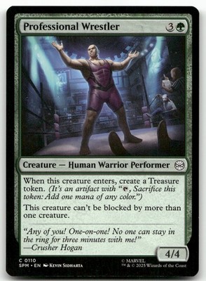 Professional Wrestler #110 (NM) Spider-Man SPM Magic MTG
