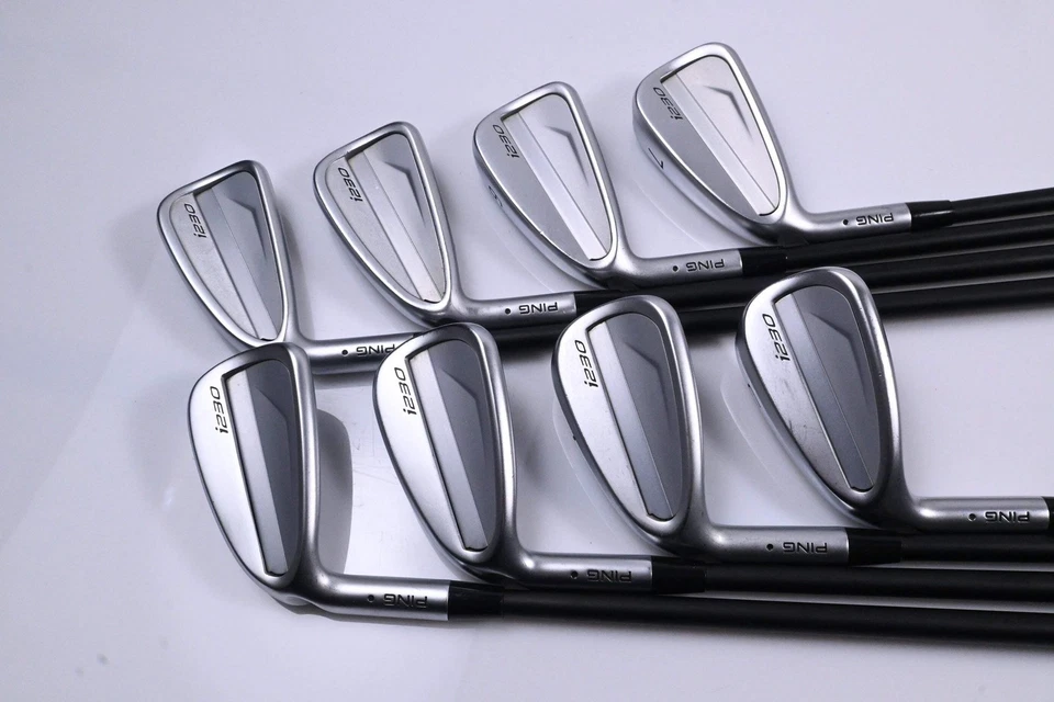 Left Hand Ping i230 Irons / 4-PW+UW / Black Dot / Regular Flex Ping Alta CB AWT - Image 2 of 4