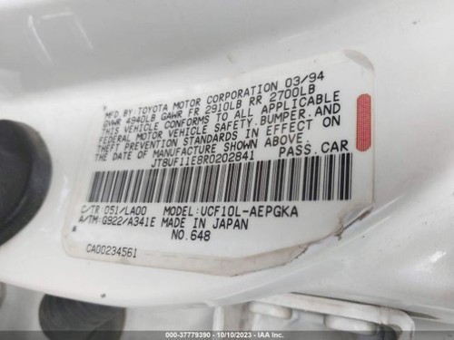 1990 1991 1992 1993 1994 LEXUS LS400 SEAT BELT WARNING MODULE 85991-50020 - Picture 9 of 9
