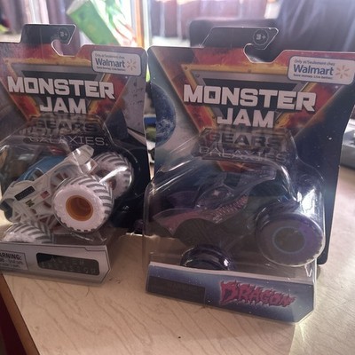 2 Monster Jam Trucks  Gears Galaxies . Walmart Exclusive New