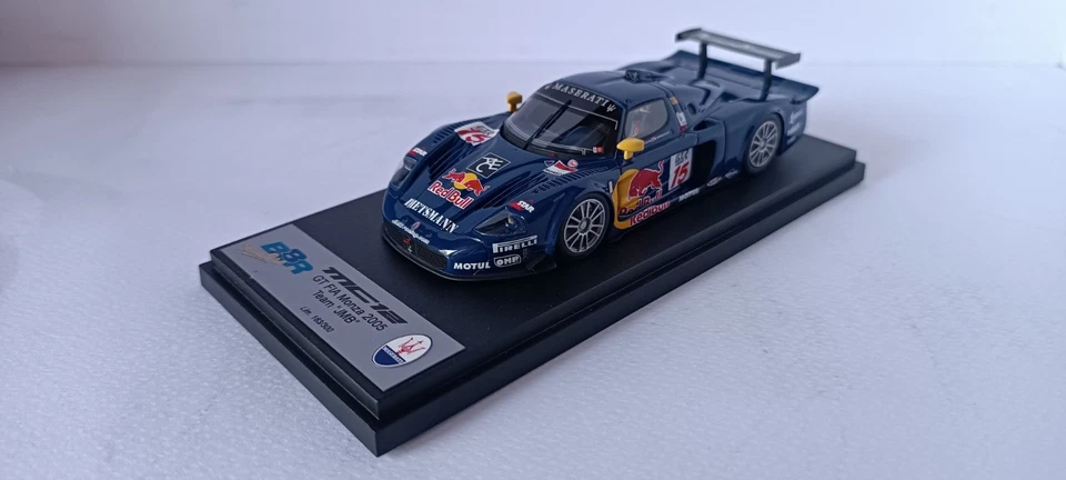BBR BG286 MASERATI MC12 GT FIA MONZA 2005 RED BULL RARE 1/43 - Immagine 2 di 4