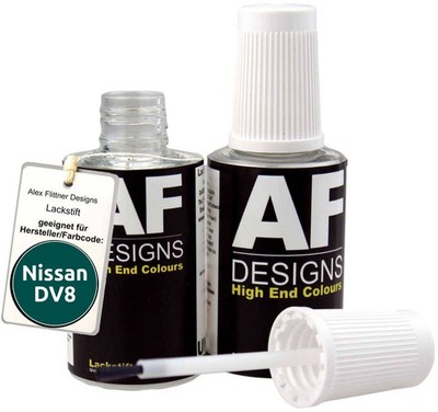 Lackstift für Nissan DV8 Marine Green Metallic schnelltrocknend 2x20ml 