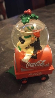 Coca-Cola 2004 Mini Snowglobe Collection Ornament by Cavanagh Polar Bear