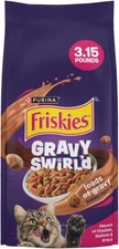 Purina Friskies Dry Cat Food Gravy Swirl'd With 3.15 Pound (Pack of 1), Other 