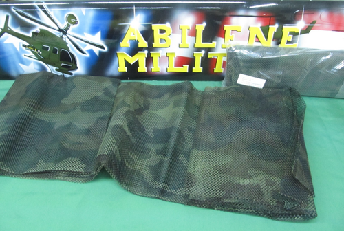 US USMC Army Woodland rete mimetica 5 x 8 Ghillie rete velo copertura cervo cieco nuovo - Foto 6 di 8
