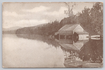 Postcard Vermont Greensboro Caspian Lake 67T