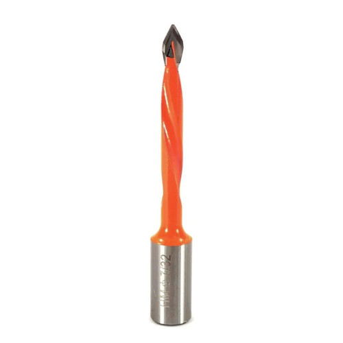 Whiteside DT218-70LH Left Hand V-Point Dowel Drill 7/32"CD, 70mmOAL
