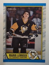 1989-90 O-Pee-Chee #1 Mario Lemieux Pittsburgh Penguins Near Mint or Better