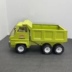 NICE !!! Early 1970’s  Tonka Dump Truck Lime Green Hydraulic Dump Truck