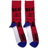 The Beatles Socken USA (Red) (Uk GrößE 7-11) Offiziell