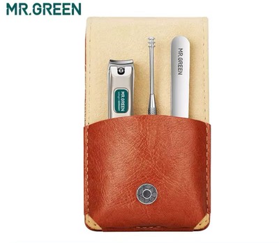 MR.GREEN 3-Piece Stainless Steel Nail Clippers Gift Set by Solingen Germany