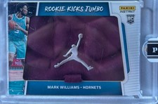 2022-23 Panini Instant Rookie Kicks Jumbo KJL-MW 1/1 Mark Williams Jordan Logo