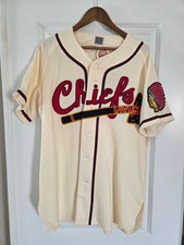 Ebbets Field Flannels 1949 Hartford Chiefs Wool Flannel Jersey LARGE #5 NWT