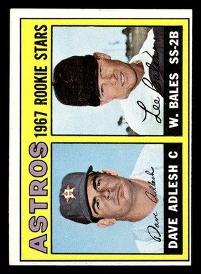 1967 Topps #51 Dave Adlesh/Lee Bales Astros Rookies Near Mint RC Rook ID: 492989