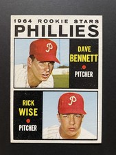 1964 Topps Baseball #561 Dave Bennett / Rick Wise EX-EXMINT