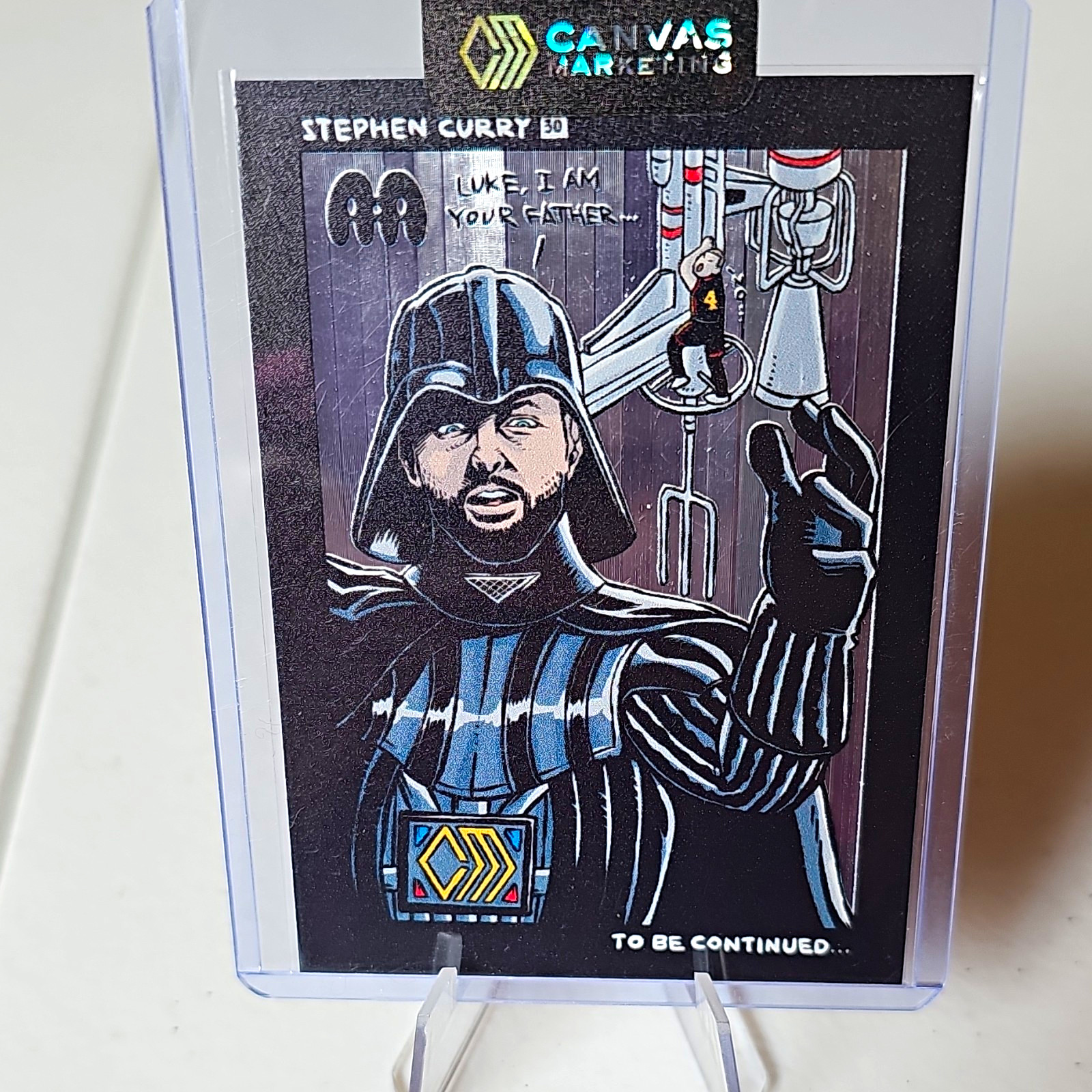 Canvas Marketing Adhesive Artifacts 2026 Stephen Curry Hologram 83/333