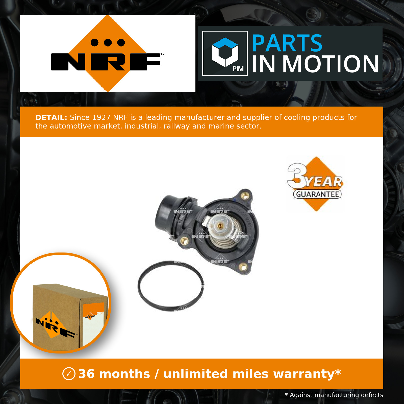 Coolant Thermostat fits BMW 318 E46 2.0 00 to 01 N42B20A NRF 11517500597 Quality - Image 10