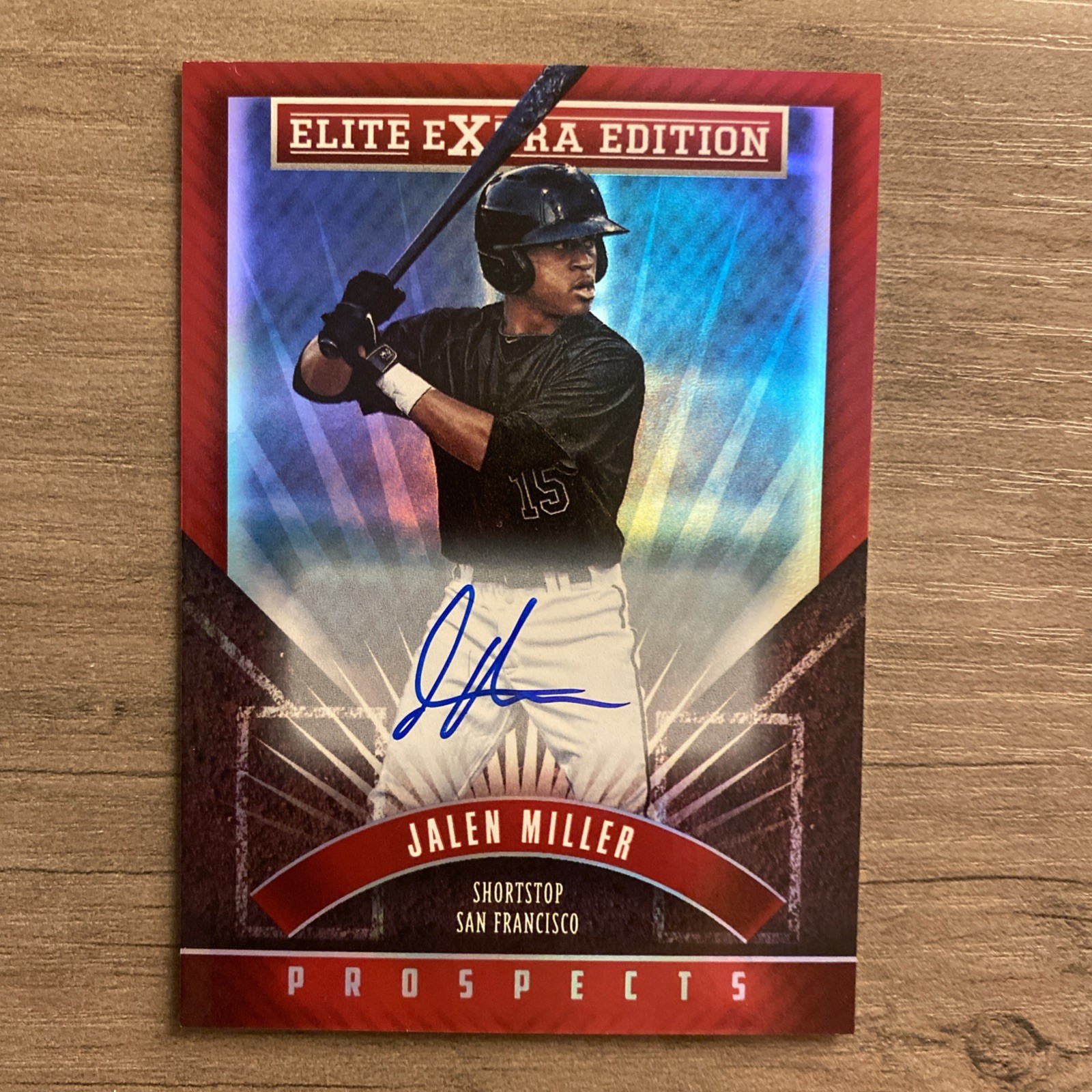2015 Panini Elite Extra Edition Prospects Auto Jalen Miller #96 Auto