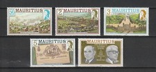 ILE MAURICE MAURITIUS - N° Yvert 712/716 Neufs XX MNH - Série courante 1989