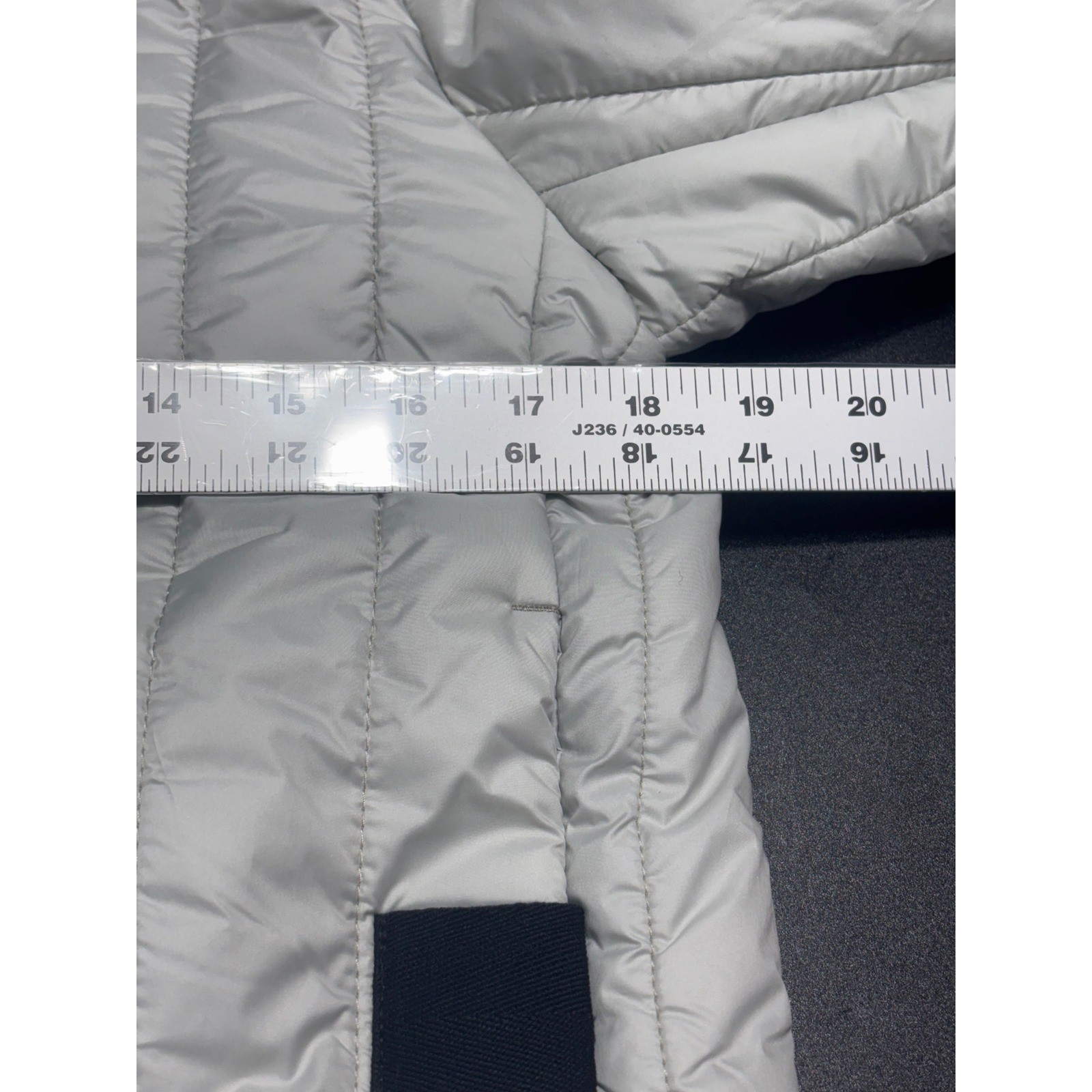 G-Star RAW Women's Meefic Vertical Quilted Jacket Oyster Blue Size XS MSRP $290 image 4