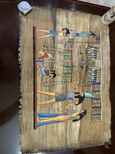 17 in x 24in hand made Egyptian Painting On Papyrus Paper, from Egypt.
