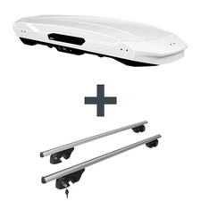 Dachbox Thule Motion 3 XL Low + Dachträger für Peugeot 308 Break SW I 4E / 4H