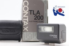  Top Mint w/Box Contax TLA200 BLACK Shoe Mount Flash For G1 G2 From JAPAN 652