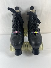 Roller Skates with Light Up Wheels 4 Wheel Adjustable Quad Roller Skate Size 6.5