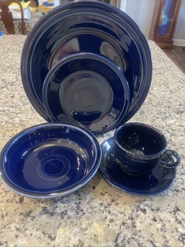Fiestaware COBALT 5-Piece Place Setting New