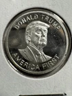 Donald Trump America First - 1/10 Troy Oz .999 Fine Solid SILVER Round