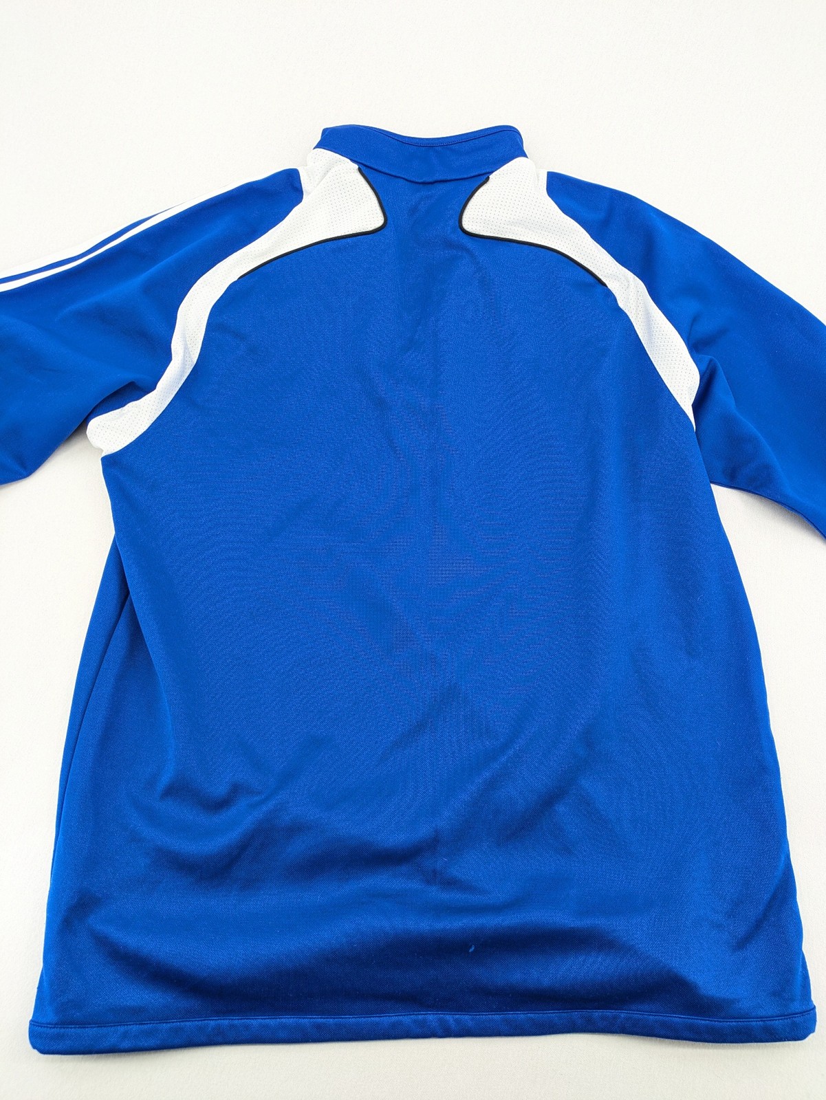 Adidas Herren Trainingspullover Gr XL Blau Langarmshirt ClimaCool 1/4 Zip image 9