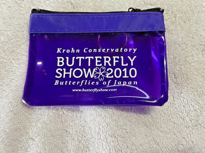 Krohn Conservatory 2010 Butterfly Show Butterfies of Japan Plastic Coin Pouch