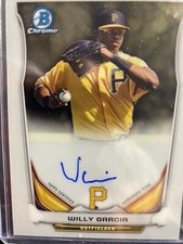 2014 Bowman Chrome - Prospect Autographs #BCAP-WG Willy Garcia (AU)
