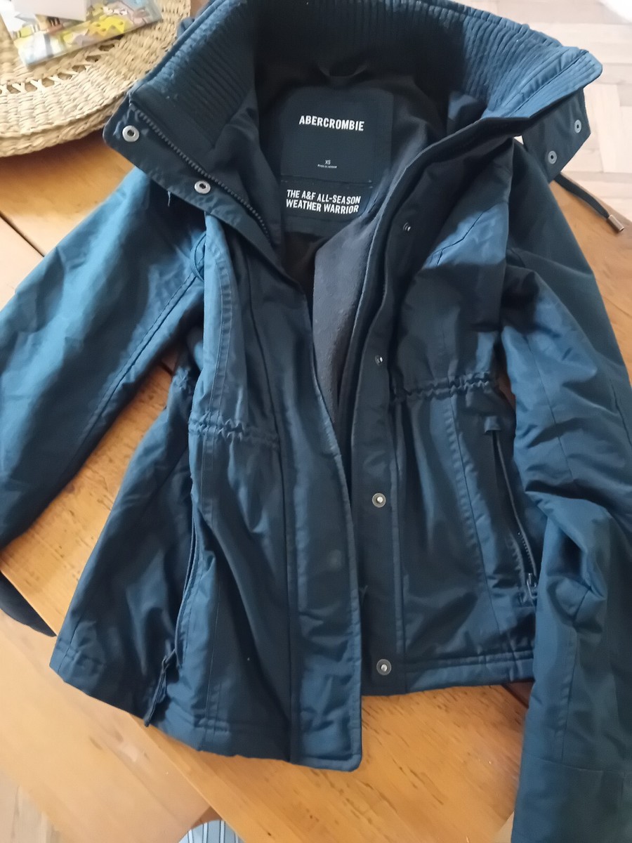 Parka All Season Weather Warrior Jacket Abercrombie Fitch A&F All