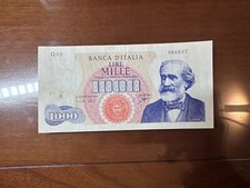 REPUBBLICA ITALIANA BANCONOTA LIRE 1000 VERDI I TIPO 14 7 1962 BB+ SABAUDA