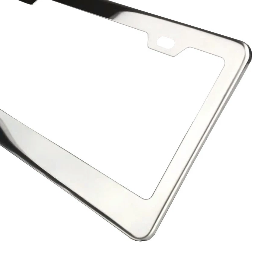 Marco de matrícula de espejo pulido CRUZE tapa de rosca de metal grabado con láser Foto 4 de 4