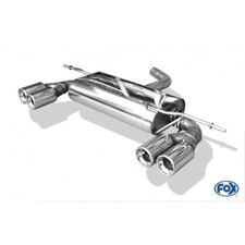 FOX Sportauspuff Duplex Seat Leon 1P ab Bj.05 re li je 2x80mm mit Absorber