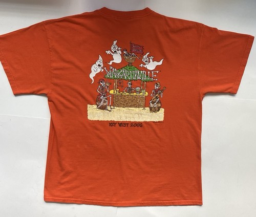 Jimmy Buffett Margaritaville Graphic T shirt Key West 2006 2XL Happy Halloween! - Picture 6 of 12